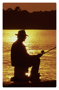 DF35T 320 BZ Gone Fishing (Dock) Bronze